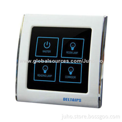 Touch screen light switch, touch screen lamp switches with metal panel